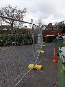 building temp fence