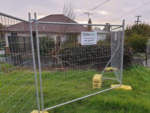 Excavation temporary fencing