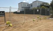 secure construction fencing