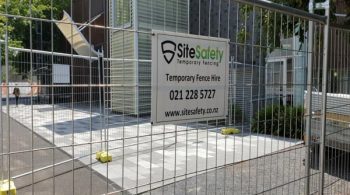 site works temp fence