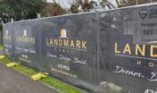 Branded fence wrap